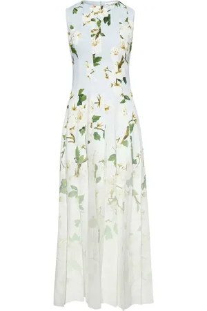 Oscar de la Renta Jurk met bloemenprint