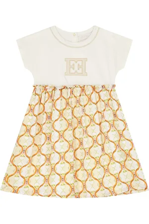 Escada Jurk met geborduurd logo