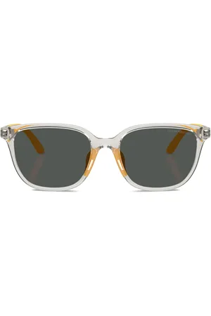 Emporio Armani Zonnebril met vierkant montuur