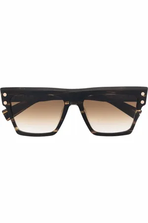 Balmain Zonnebril met schildpadschild design