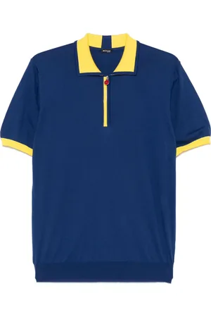 Kiton Poloshirt met contrasterende afwerking