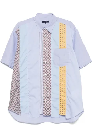 Comme des Garçons Overhemd met patchwork