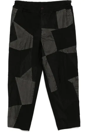 Comme des Garçons Broek met gabardine patchwork