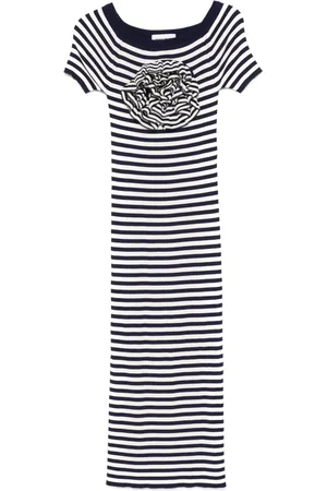 Sonia by Sonia Rykiel Gestreepte jurk met bloemen