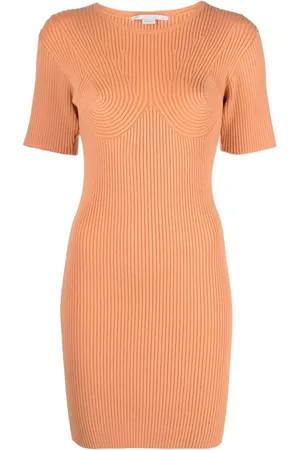 Stella McCartney Jurk met geribbeld detail