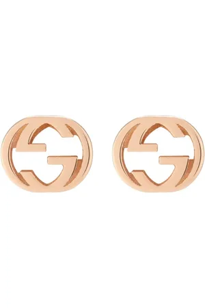 Gucci GG stud oorbellen met logo