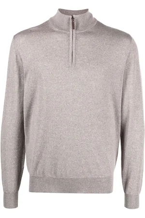 CANALI Trui met ritsdetail
