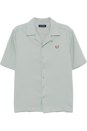 Fred Perry Piqué overhemd met omgekeerde kraag
