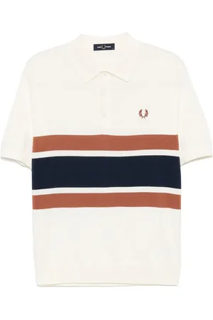 Fred Perry Poloshirt met vlakken