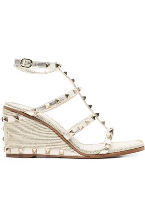 VALENTINO GARAVANI 85 mm Rockstud sandalen met sleehak