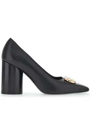 Salvatore Ferragamo Gancini leren pumps