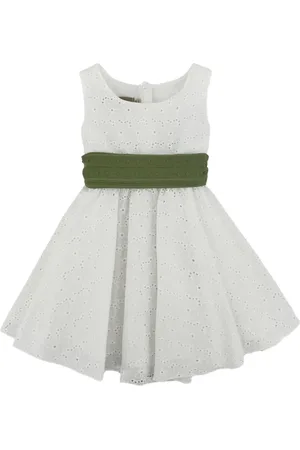 LA STUPENDERIA Broderie anglaise jurk