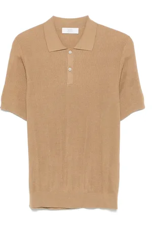Mauro Ottaviani Gebreid poloshirt