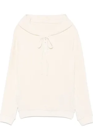 Isa Boulder Hoodie met veterkraag