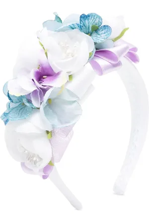 COLORICHIARI Haarband met bloemen