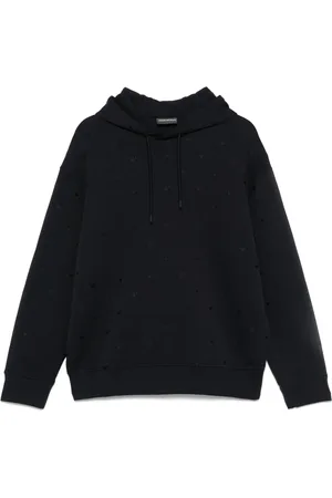 Emporio Armani Hoodie met geborduurd logo