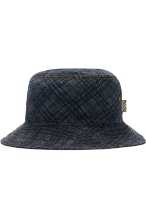 Burberry Geruite denim vissershoed