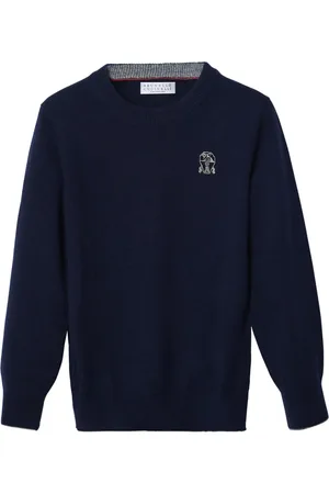 Brunello Cucinelli Sweater met geborduurd logo