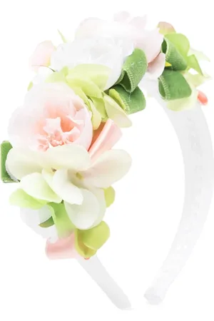 COLORICHIARI Haarband met bloemapplicatie