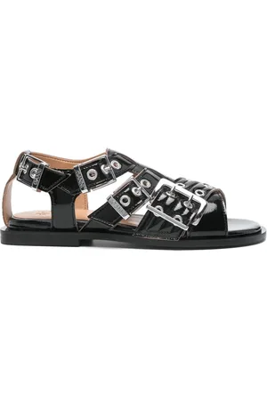 Ganni Sandalen met ringlets