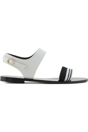 Giorgio Armani Slingback sandalen met streepdetail