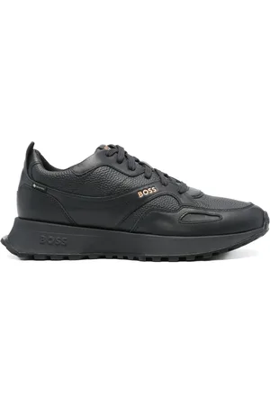 HUGO BOSS Waterproof sneakers van gepolijst leer