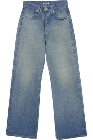 Auralee Jeans met wijde pijpen