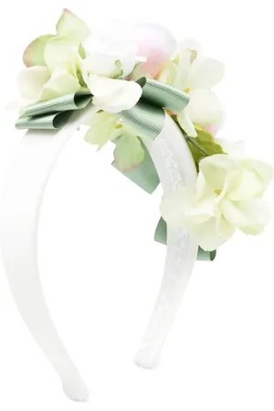 COLORICHIARI Haarband met bloemen