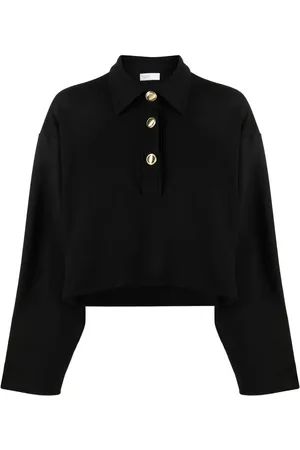 ROSETTA GETTY Poloshirt met lange mouwen