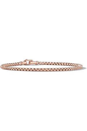 David Yurman 18kt roségouden Box schakelarmband (2,7mm)