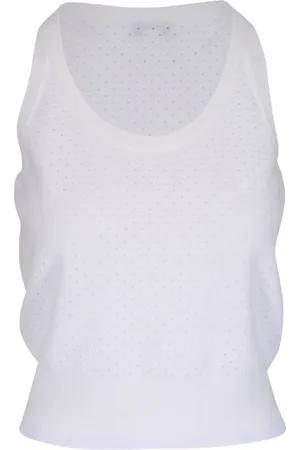 Vince Gebreide top met geperforeerd detail