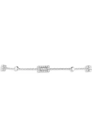 LB Exclusive 14kt witgouden armband met diamant