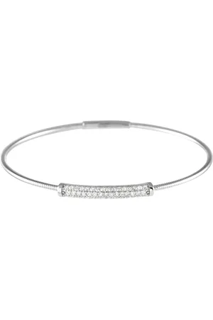 LB Exclusive 18kt witgouden armband met diamant