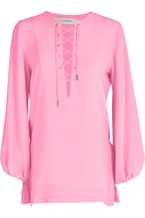 Silvia Tcherassi Zijden blouse met veters