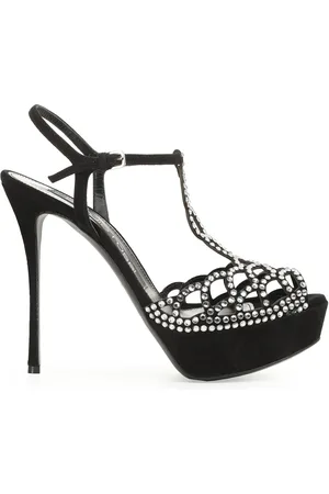 Sergio Rossi Sr Mermaid sandalen verfraaid met kristal