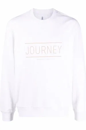 Brunello Cucinelli Sweater met tekst
