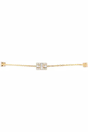 LB Exclusive 14kt geelgouden armband met diamant