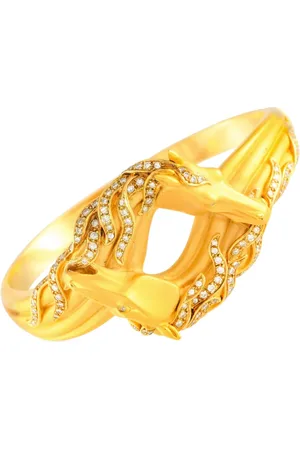 Carrera Horse Head 18kt geelgouden armband met diamant