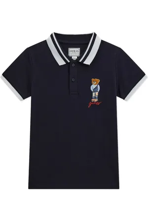 Guess Poloshirt met contrasterende afwerking
