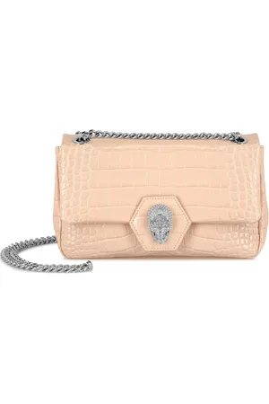 Philipp Plein Schoudertas met kristallen doodskop