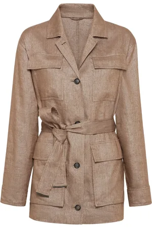 Brunello Cucinelli Jas met riem