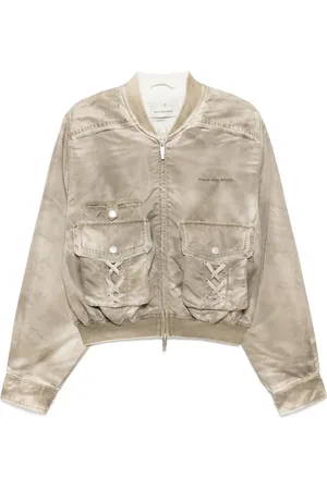 Feng Chen Wang Bomberjack met geborduurd logo