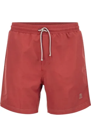 Brunello Cucinelli Zwembroek met geborduurd logo