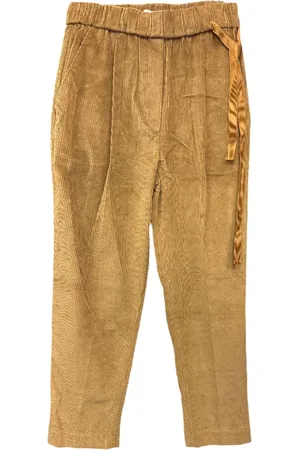 Brunello Cucinelli Ribfluwelen broek