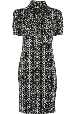 Max Mara Cesy jurk met monogram