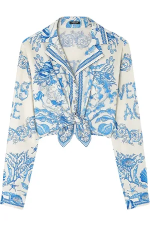 VERSACE Underwater Barocco blouse