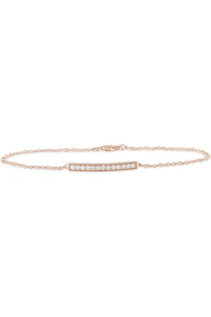 LB Exclusive 14kt roségouden armband met diamant