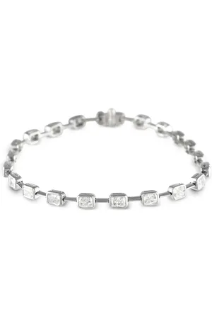 LB Exclusive 18kt witgouden armband met diamant