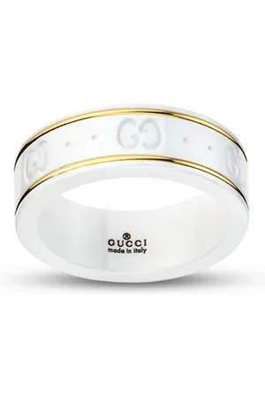 Gucci 18kt geelgouden Icon Blossom ring met zirkonium