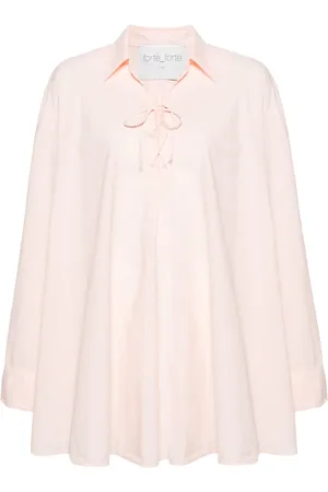 FORTE FORTE Blousejurk met veters